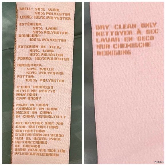 Kate Spade wool blend Light mint green double breasted wool coat size Medium - Picture 11 of 14